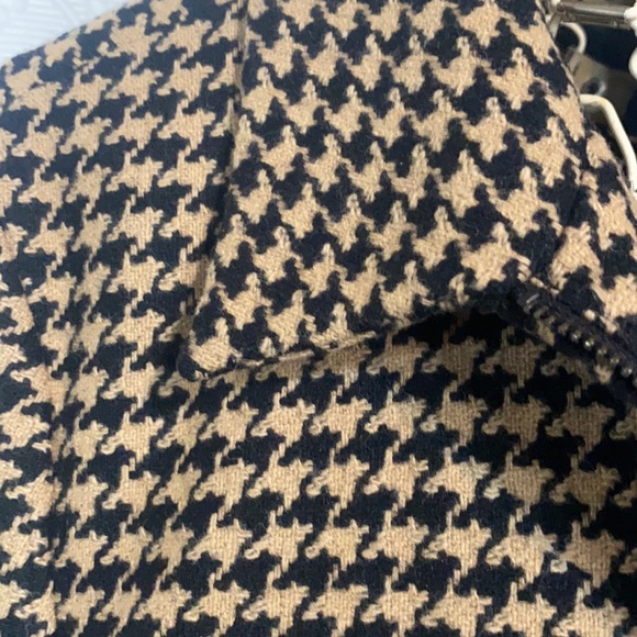Mexx Blk/camel houndstooth wool jacket SZ 6 - Picture 4 of 8